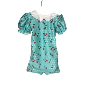 Toddler Girls Dance Leotard/Swimsuit 2T/3T Cherries Cutsie Costume‎ One Piece